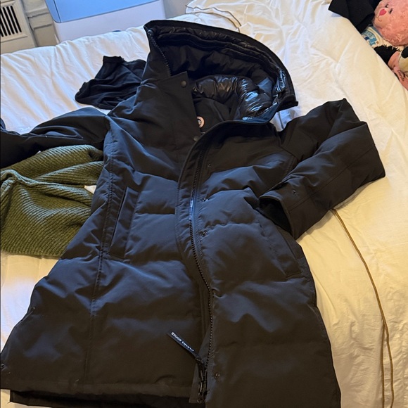 Canada Goose Shelburne Parka Women’s Small Petite SP Black Made in Canada